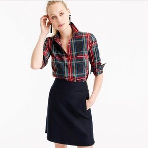 J Crew Perfect Shirt - Plaid